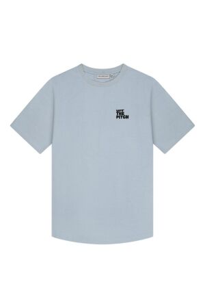 Off the Pitch Off the Pitch fullstop slim fit tee otp251024 Print T-shirts 608 light blue