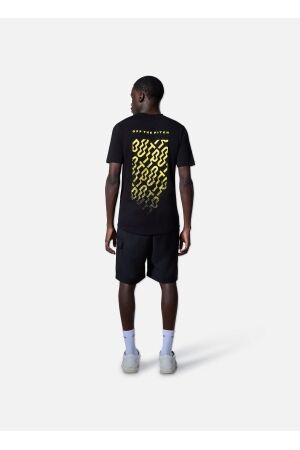 Off the Pitch Off the Pitch backburn faded slim fit tee otp251056 Print T-shirts 998 black
