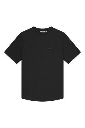 Off the Pitch Off the Pitch backburn faded slim fit tee otp251056 Print T-shirts 998 black