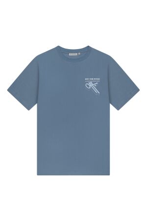 Off the Pitch Off the Pitch element slim fit tee otp251025 Print T-shirts 605 stone wash