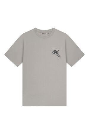 Off the Pitch Off the Pitch element slim fit tee otp251025 Print T-shirts 901 light grey