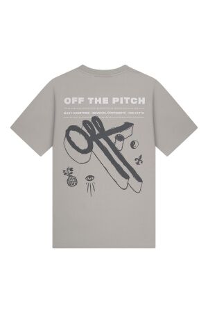 Off the Pitch Off the Pitch element slim fit tee otp251025 Print T-shirts 901 light grey