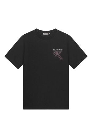 Off the Pitch Off the Pitch element slim fit tee otp251025 Print T-shirts 998 black