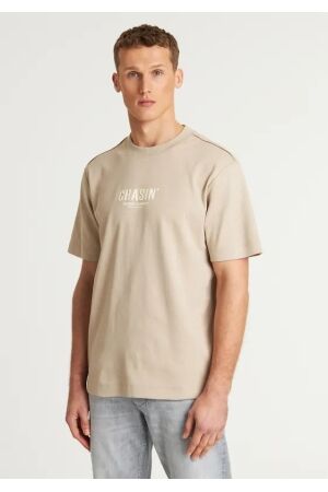 Chasin Chasin MAYOR t-shirt ss r-neck e20 - beige