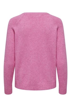 Only Only onllesly kings l/s pullover knt noos 15170427 Trui carmine rose melange