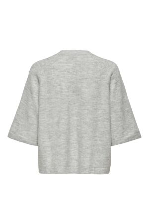 Only Only onlsimoni 3/4 pullover knt noos Trui light grey melange