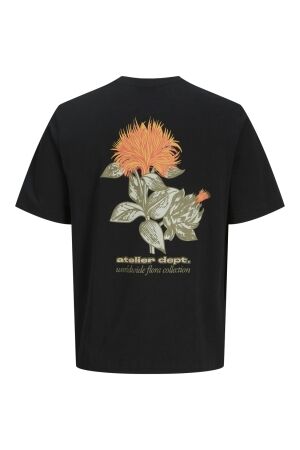 Jack & Jones Jack & Jones jjrody tee ss crew neck Print T-shirts black