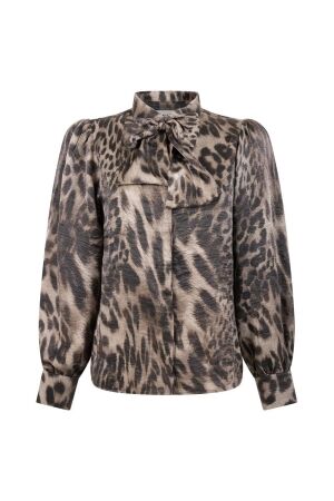 Aaiko Aaiko charonne vis 503 Blouse 193901 dark grey