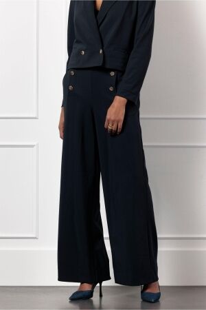 Studio Anneloes Studio Anneloes molly bonded trousers 12512 Broek 6900 dark blue