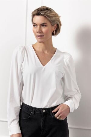 Studio Anneloes Studio Anneloes les top 12519 T-shirt Lange mouw 1100 off white