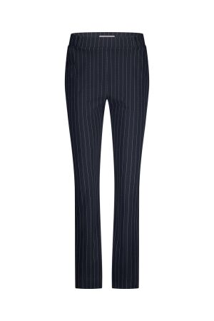 Studio Anneloes Studio Anneloes anne pinstripe trousers 12521 Broek 6911 dark blue/off white