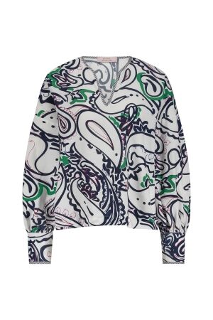 Studio Anneloes Studio Anneloes nala paisley top 12530 T-shirt Lange mouw 9997 multi color