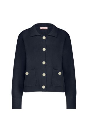 Studio Anneloes Studio Anneloes kenzie cardigan 12581 Vest 6900 dark blue