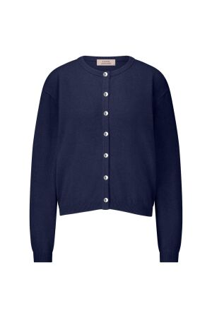 Studio Anneloes Studio Anneloes bibi cashmere cardigan 12585 Vest 6900 dark blue