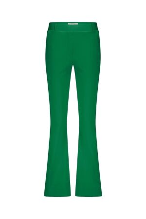 Studio Anneloes Studio Anneloes flair bonded trousers 12537 Flared 7900 clover green