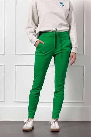 Studio Anneloes Studio Anneloes downstairs bonded trousers 12538 Broek 7900 clover green