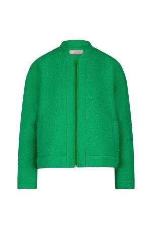 Studio Anneloes Studio Anneloes candee flower jacquard jacket 12551 Jackets 7900 clover green