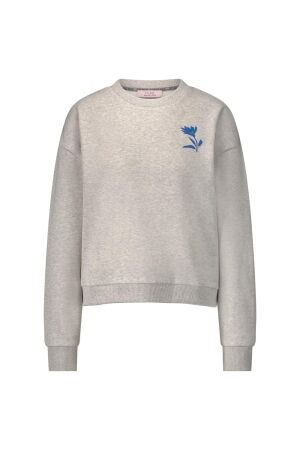 Studio Anneloes Studio Anneloes nina print sweater 12588 Sweater 1169 off white/dark blue