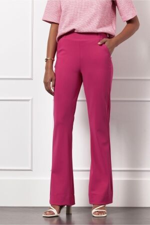 Studio Anneloes Studio Anneloes flair bonded trousers 12537 Flared 5200 cherise