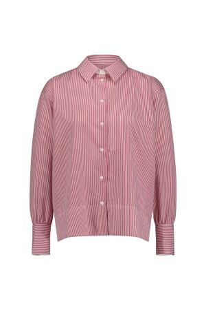 Studio Anneloes Studio Anneloes tamar poplin pinstripe blouse 12533 Blouse 1152 offwhite/cherise