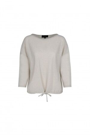 Elvira Casuals Elvira Casuals top britt e1 25-013 T-shirt lange mouw 44 sand