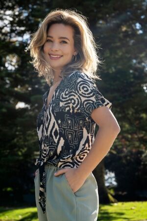 Elvira Casuals Elvira Casuals blouse safari e1 25-061 Blouse 816 zuri