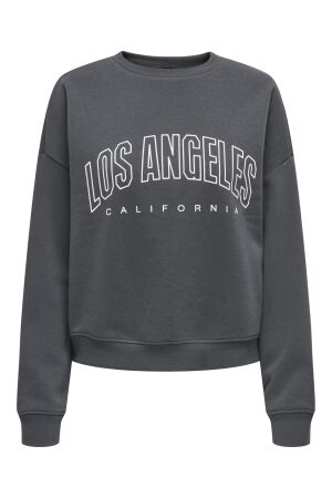 Only Only onlsweat life l/s crew o.size state noos Sweater ombre blue los angeles - california