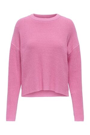 Only Only onlluna ls o-neck pullover knt nca Trui sachet pink