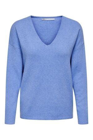 Only Only onlrica life l/s v-neck pullo knt noos Trui provence melange