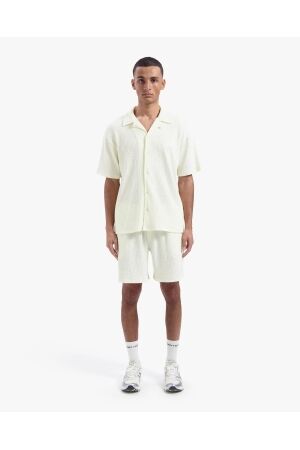 Croyez Homme Croyez Homme zeplin seersucker shirt cr1-hs25-09 Overhemd 333 off-white