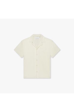 Croyez Homme Croyez Homme zeplin seersucker shirt cr1-hs25-09 Overhemd 333 off-white