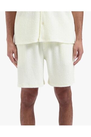 Croyez Homme Croyez Homme zeplin seersucker shorts cr1-hs25-11 Korte broeken 333 off-white