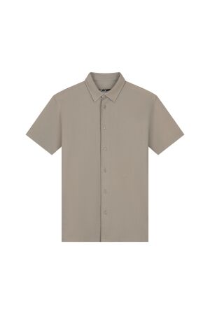 Malelions Malelions short sleeve shirt mm1-hs25-51 Overhemd 336 taupe