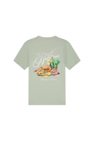 Malelions Malelions champagne t-shirt mm1-hs25-61 Print T-shirts 419 light sage