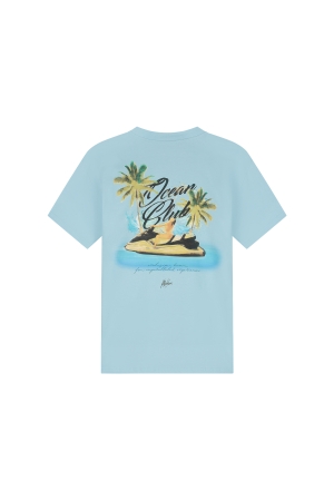 Malelions Malelions jetski t-shirt mm1-hs25-63 Print T-shirts 301 light blue