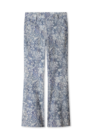 Helena Hart Helena Hart 7308deni - flair print deni Flared marine