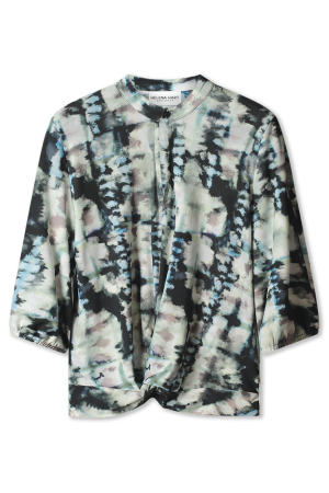 Helena Hart Helena Hart 7651tie - top knot print tie-dye T-shirt Lange mouw multi