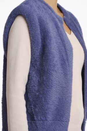 Rino & Pelle Rino & Pelle elona.5002511 short waistcoat Gilets 10922 blue shadow