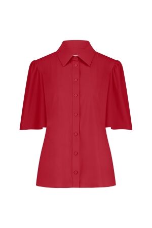Studio Anneloes Studio Anneloes poppy butterfly blouse 12613 Blouse 3200 deep red