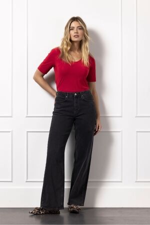 Studio Anneloes Studio Anneloes sascha shirt 12614 T-shirt Korte mouw 3200 deep red