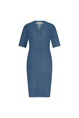 Studio Anneloes Studio Anneloes simplicity ssl denim dress 12622 Zomerjurkjes 6200 denim blue