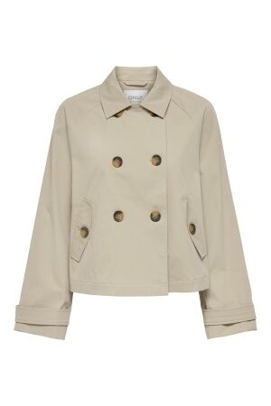 Only Only onlapril life short trenchcoat otw noos Zomerjassen oxford tan