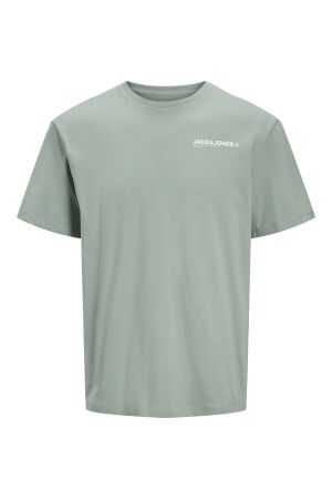 Jack & Jones Jack & Jones jjhawaii tee ss crew neck Print T-shirts iceberg green