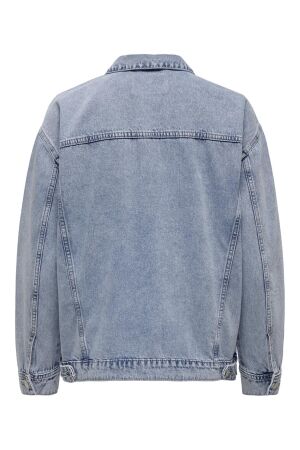 Only Only onlocean l/s oversize jkt dnm noos Spijkerjasjes light blue denim
