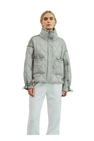 WithBlack WithBlack wblalba quilted jacket Jackets mineral gray