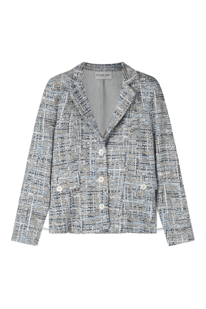 Helena Hart Helena Hart 7631 - blazer cherie kort boucle Blazers licht blauw/stone
