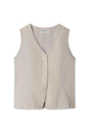 Helena Hart Helena Hart 7541 gilet transfer Gilets stone