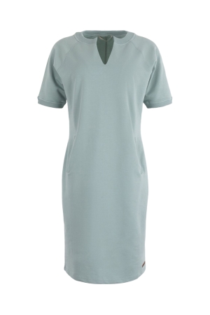 Moscow Moscow 50-06-wild-1 Jurk 291-1 ocean blue solid
