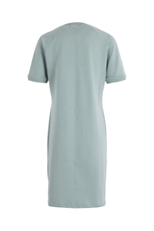 Moscow Moscow 50-06-wild-1 Jurk 291-1 ocean blue solid