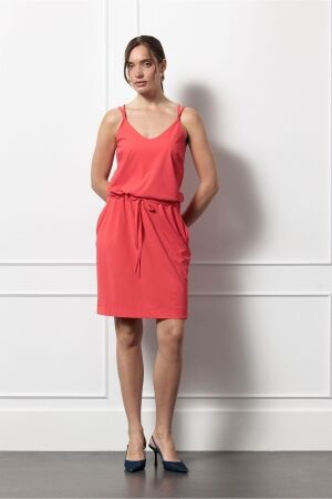 Studio Anneloes Studio Anneloes ruthique dress 12728 Zomerjurkjes 2800 coral red
